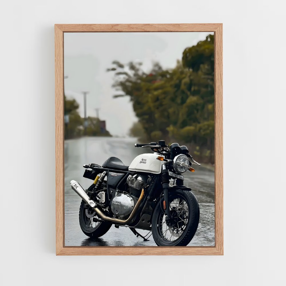 Poster Route Humide – affiche Royal Enfield (vue 4)